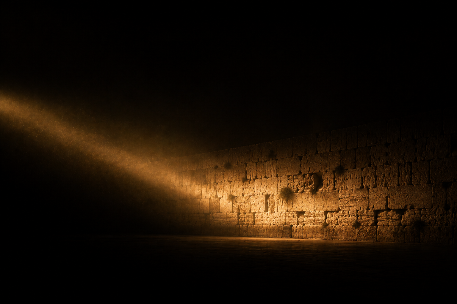 Jérusalem — un souffle de lumière sur la pierre.